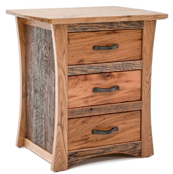 Hampton 3 Drawer Nightstand
