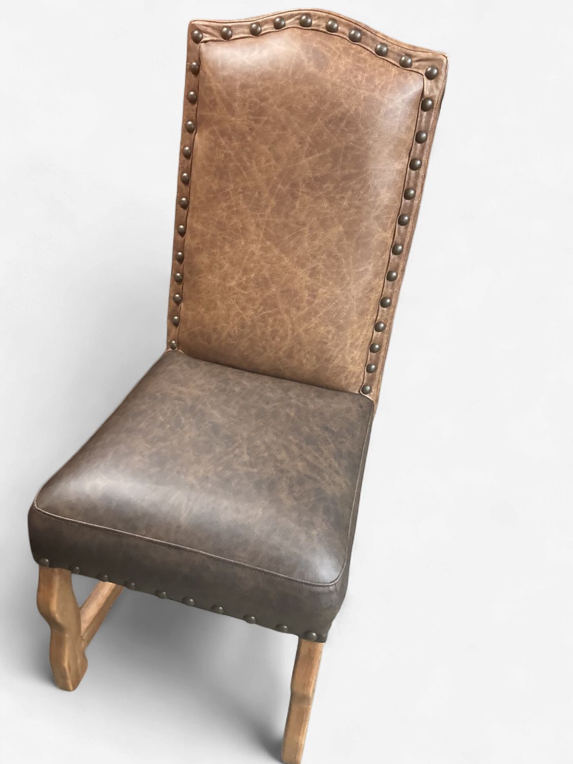 Custom Petite Bison Dining Chair