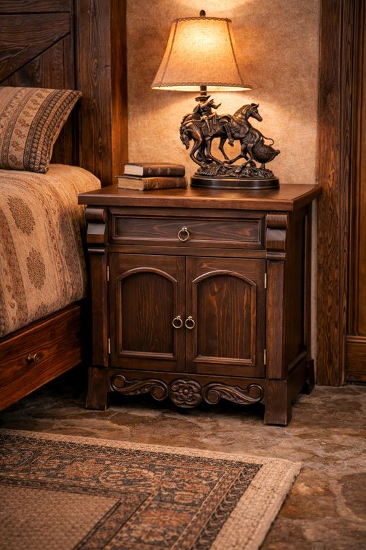 Laredo 2-Door 1-Drawer Nightstand