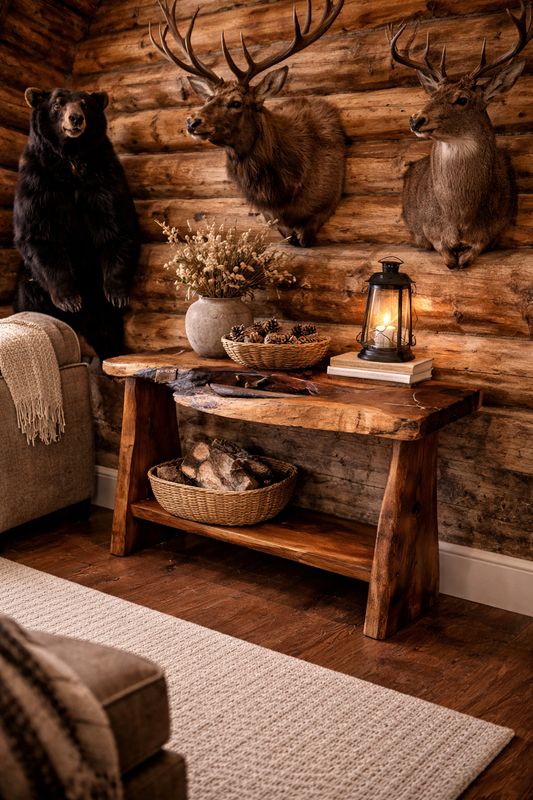 Mesquite Sofa Table Cascade