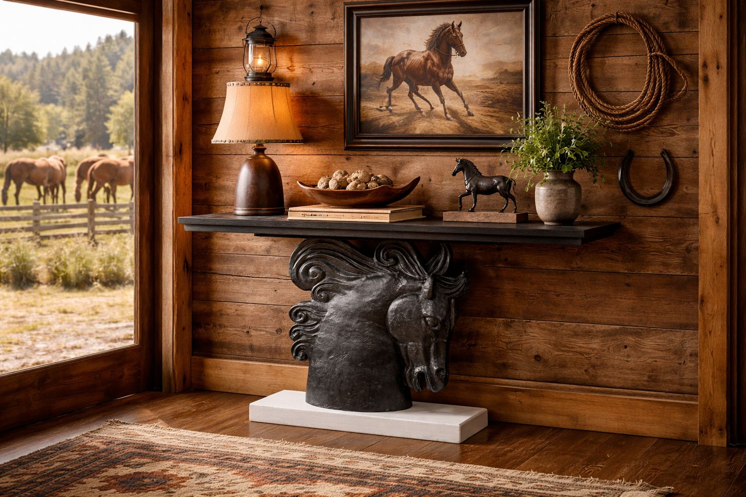 Friesian Console Table