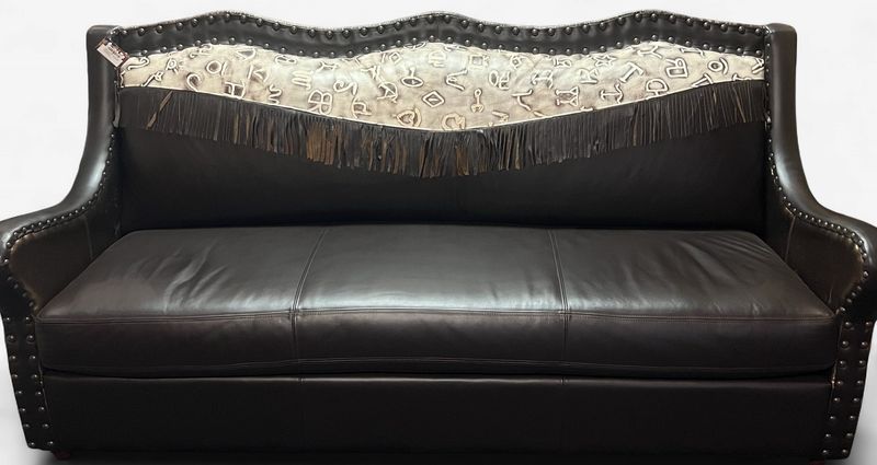 Alejandra Sofa with Mini Brands Cream &amp; Bronze/Chateau App/Rio Bronze