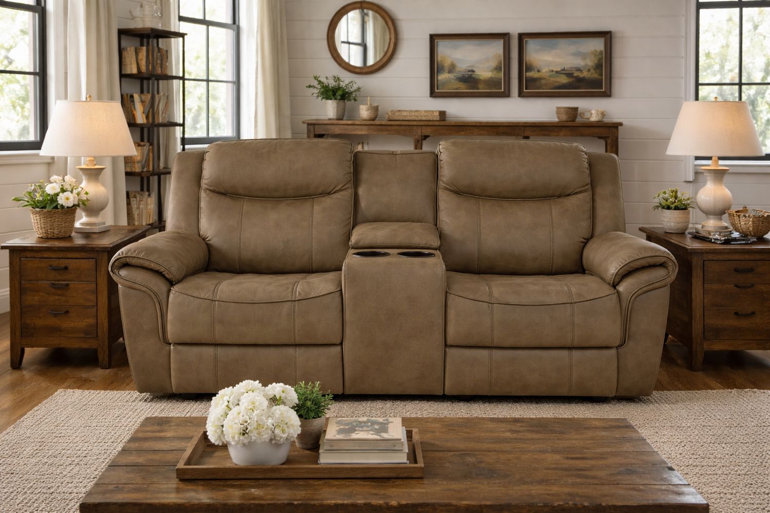Knoxville Mocha Motion Loveseat