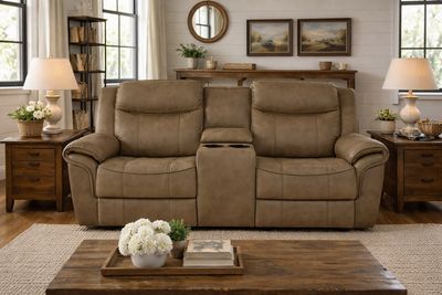 Knoxville Mocha Motion Loveseat