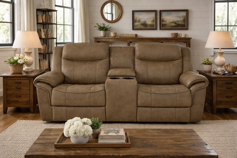 Knoxville Mocha Motion Loveseat
