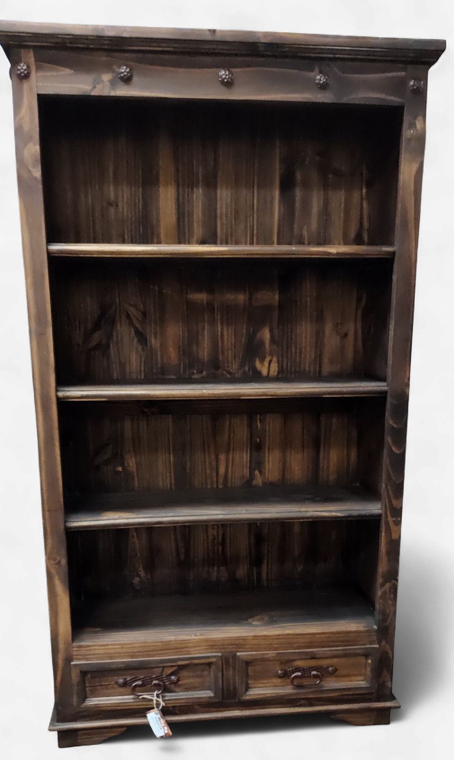 Indian 2 Drawer Bookcase -RR