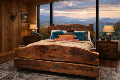 Mesquite Slab King Bed