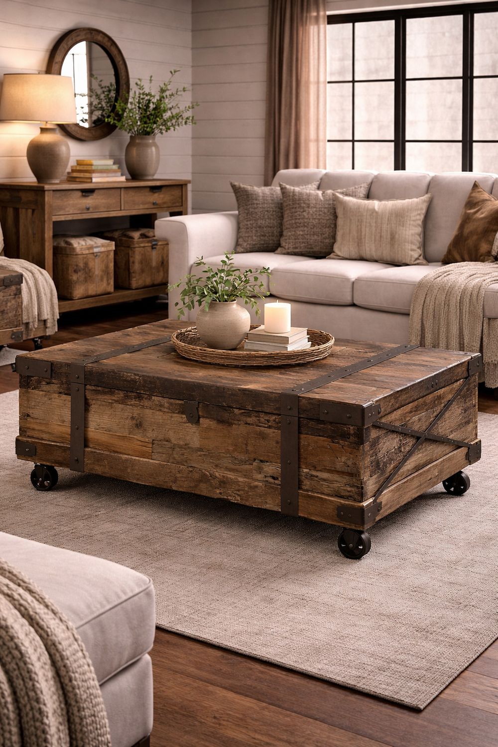 Wood Heritage Chest Coffee Table