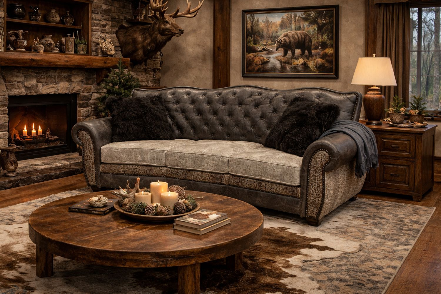 El Dorado Tufted Back Sofa