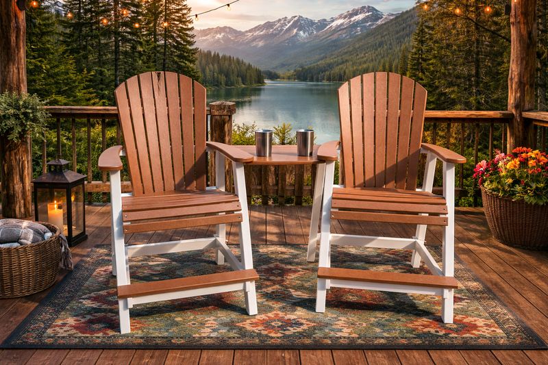 Cedar/ White Comfo bar Tete Set