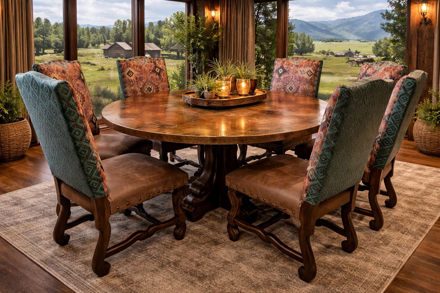 Adobe Crown Arm Chair