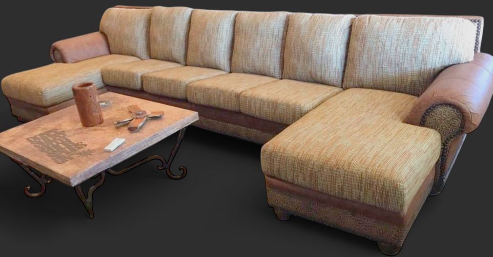 Jefferson 6 seat Sectional with Double Chaise