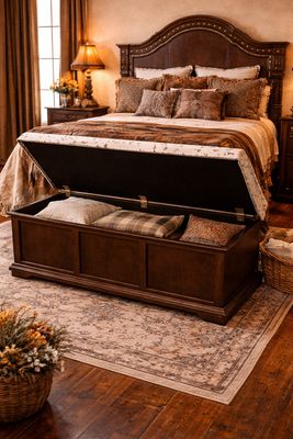 72" Upholstered Trunk Bench