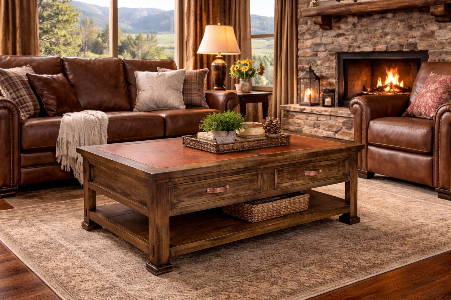 Copper Canyon Cocktail Table