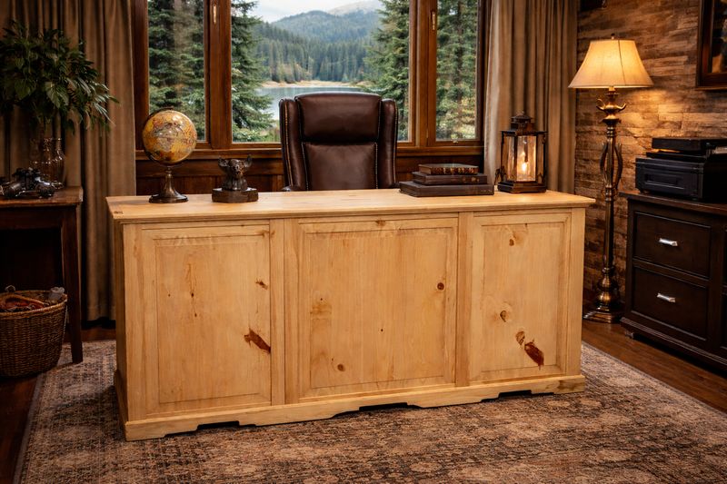 Taos Executive Desk- Honey