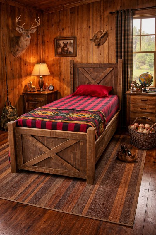 XL Twin Rough Lumber Bed