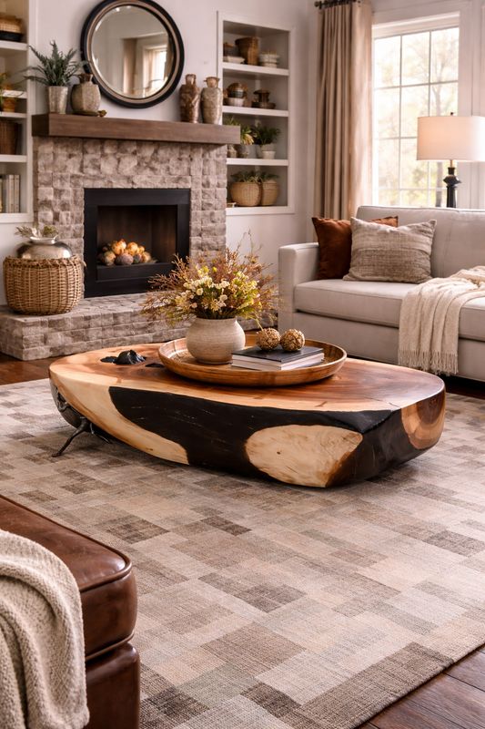 Atlas Coffee Table Chamcha Wood