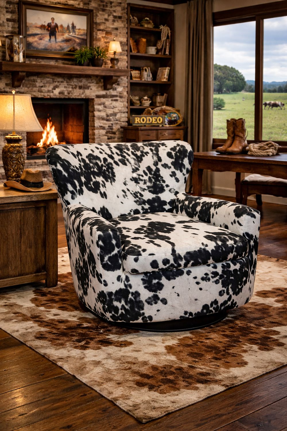 Swivel Glider- Domino