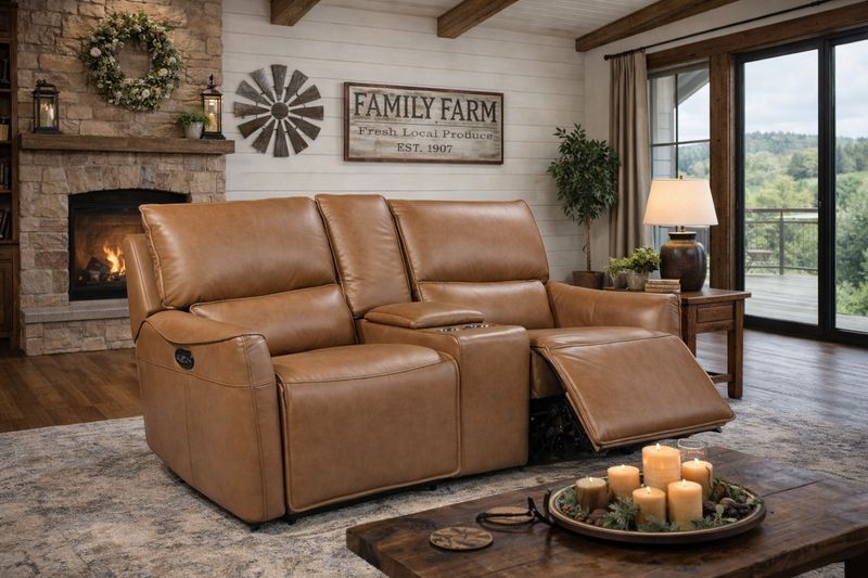 Portland P2 Console Loveseat