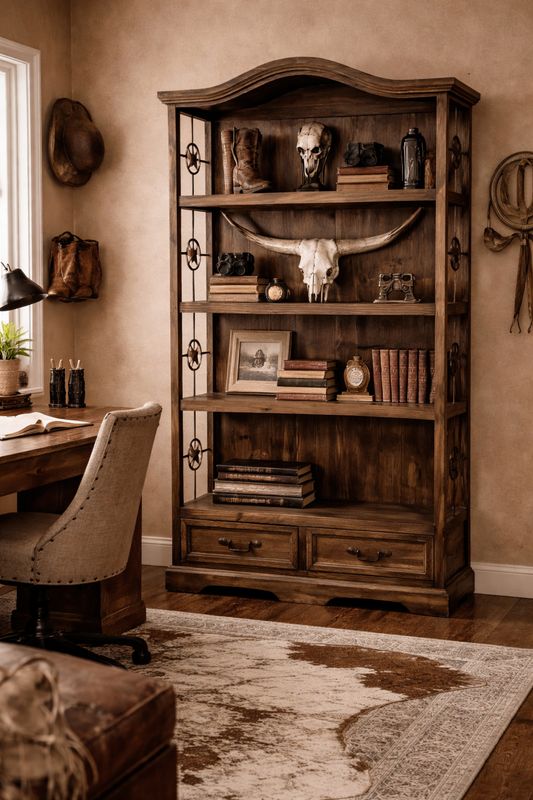 RR Bookcase with Star