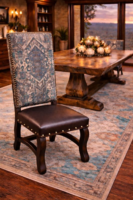 Mustang Leather Side Chair