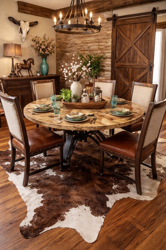 60" Del Rio Travertine Top Table