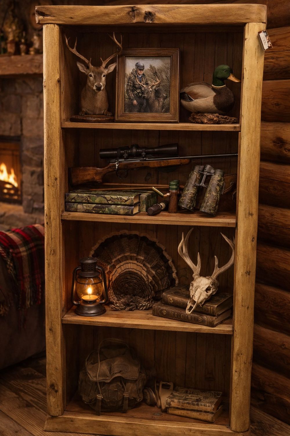 Medium Cedar Bookcase