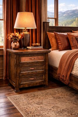 Copper Canyon 3 Drawer Night Stand