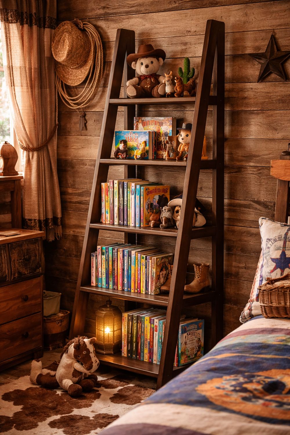 Provincial Ladder Bookcase