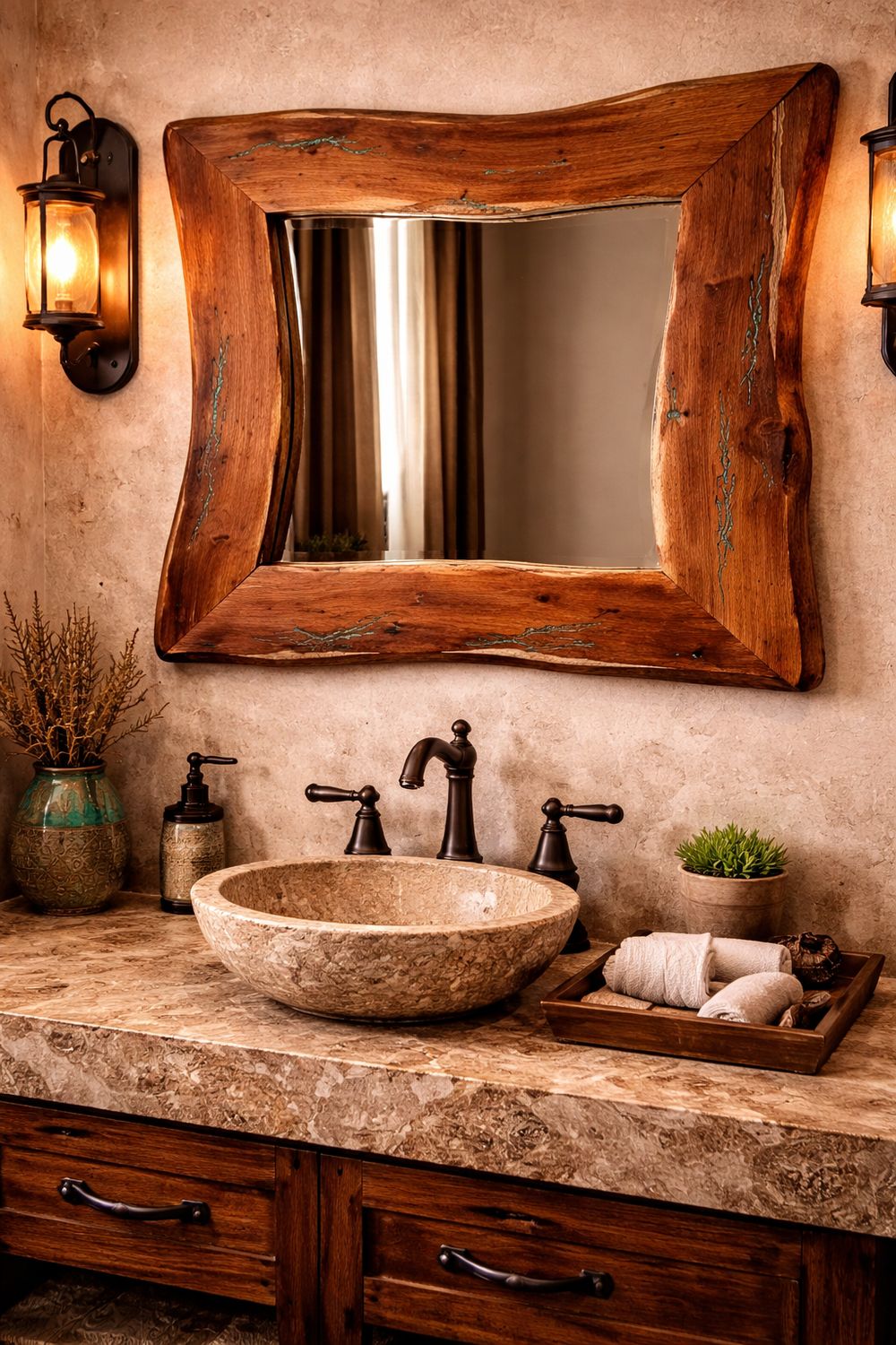 3x4 Mesquite Mirror - 37593