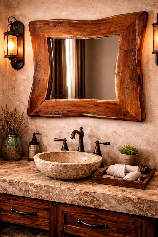 3x4 Mesquite Mirror - 37593