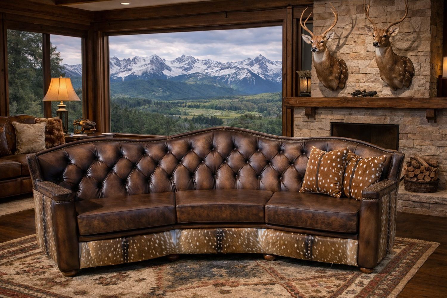Texan Conversational Sofa w/ Axis