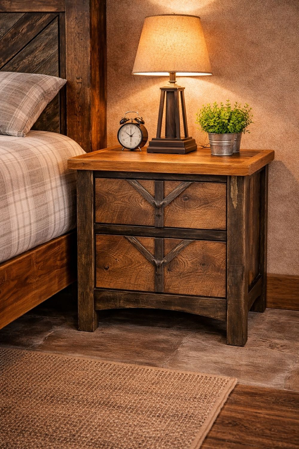 Yellowstone 2-Drawer Nightstand