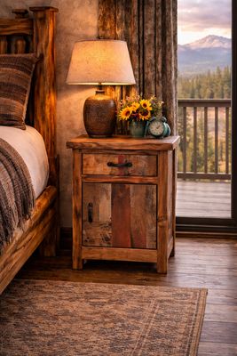 Back To The Barn 1-Door 1-Drawer Nightstand