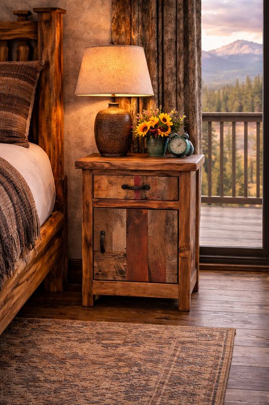 Back To The Barn 1-Door 1-Drawer Nightstand