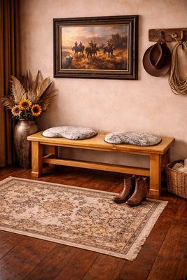 48" Upholstered Butt Bench