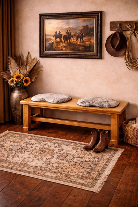 48" Upholstered Butt Bench