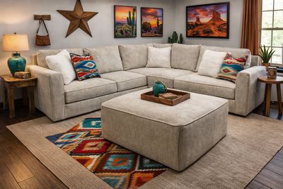Bucktown 2306 Sectional with Ottoman