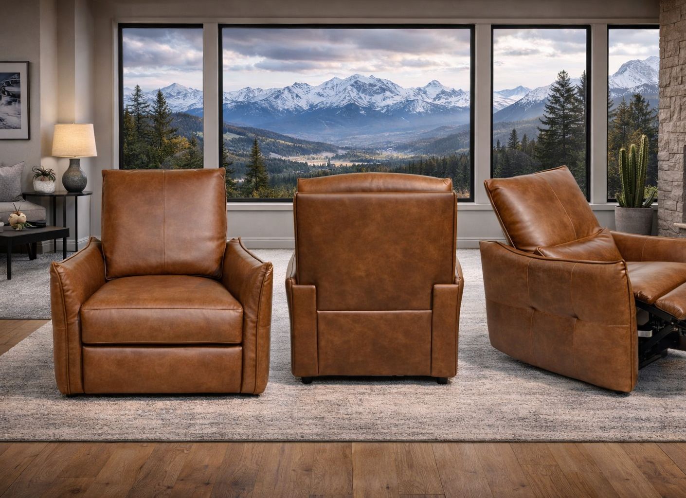 Amsterdam Recliner -Kona Brown