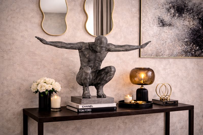 Aluminum Outstretched Arm Sculpture