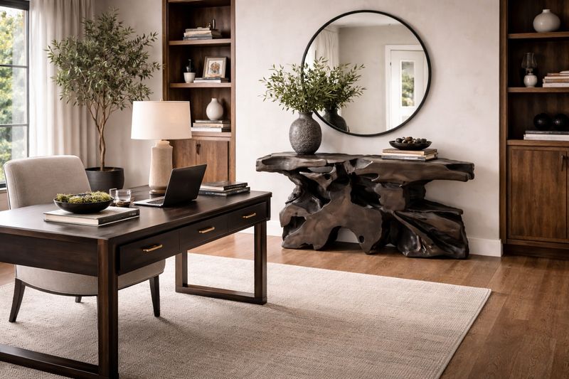 Bronze Venice Freeform Console Table