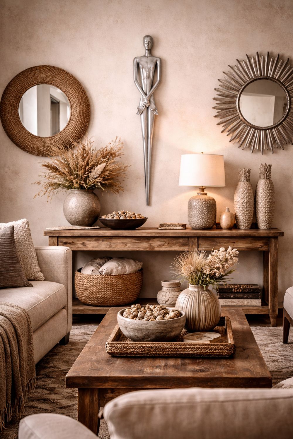 Silver Leaf Lloyd Wall Sculpture