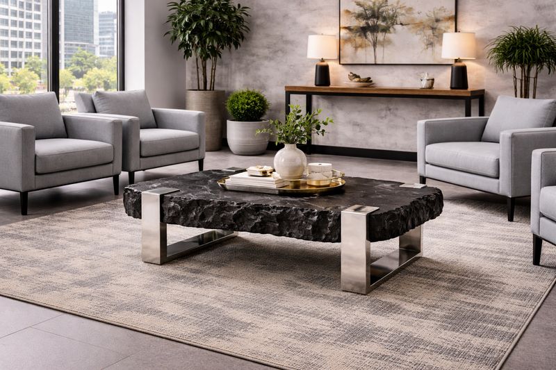 Charcoal Negotiation Coffee Table