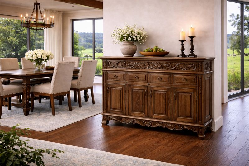 Rustic French Buffet- 20x60x42