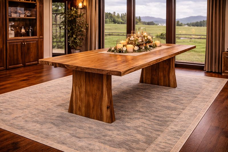 84" Noah Live Edge Dining Table