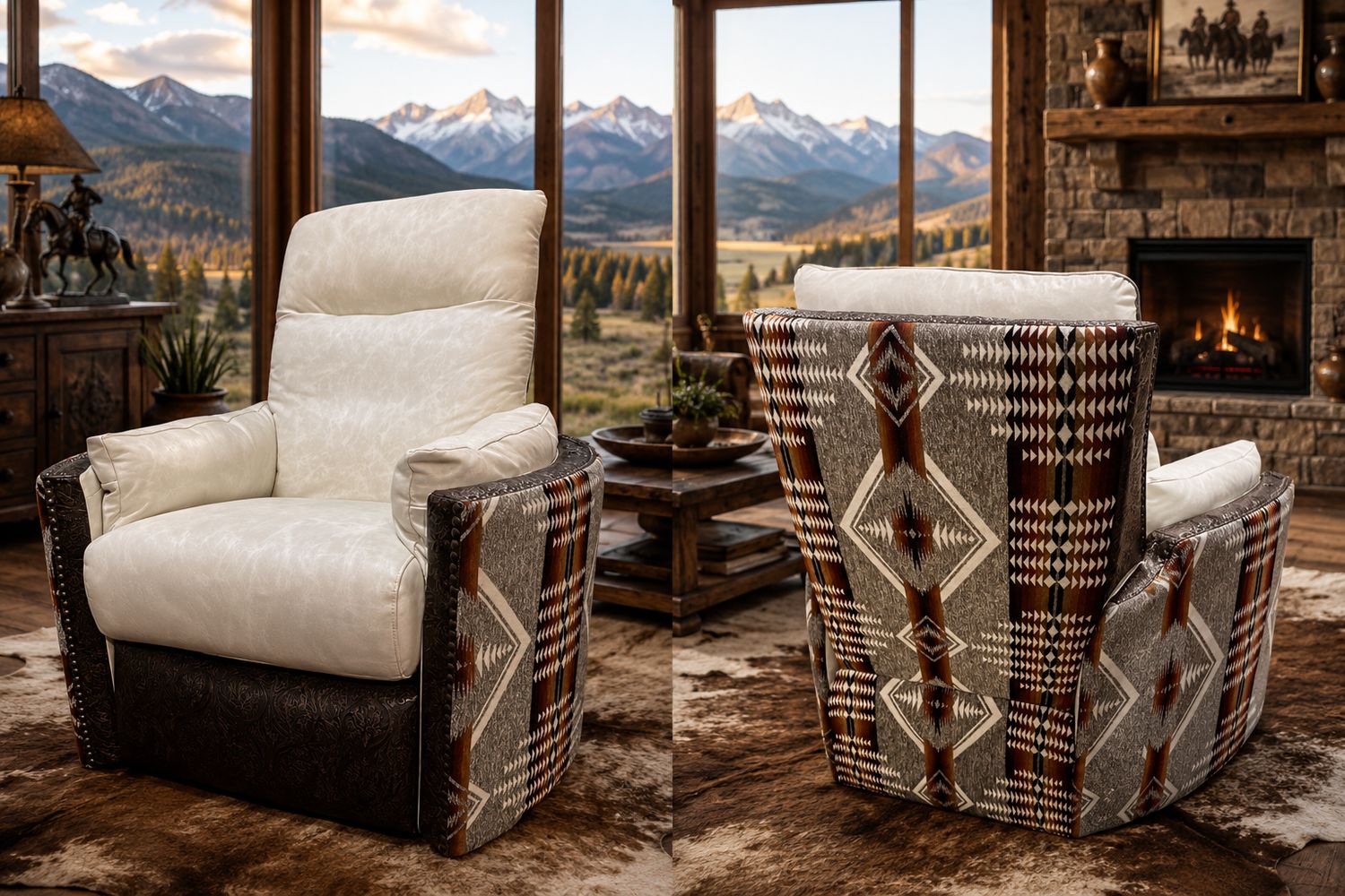 Ace Canyon Pushback Chair: Dutton Harvest