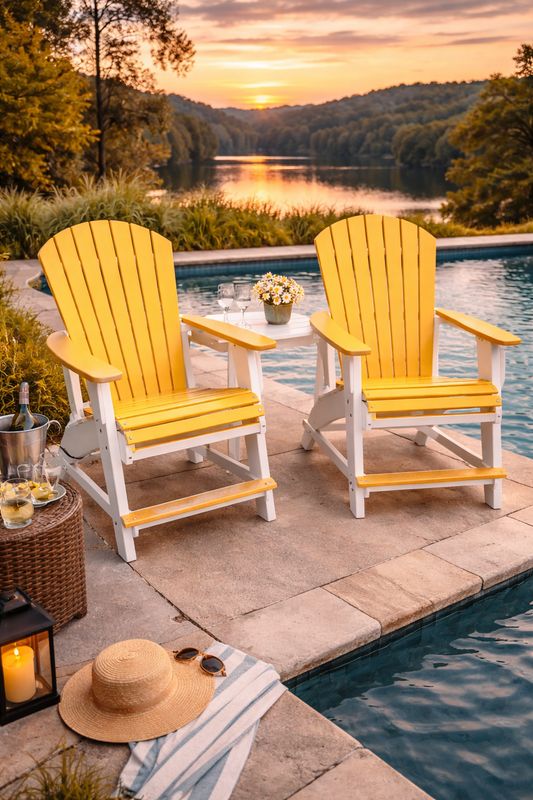 Comfo Bar Tete-a-Tete Set -Sunburst Yellow/White