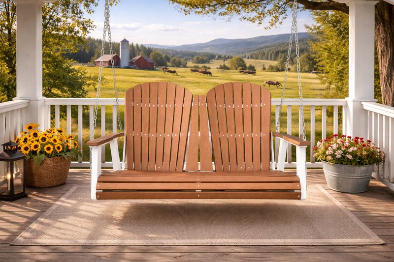 Comfo Double Swing -Cedar/White