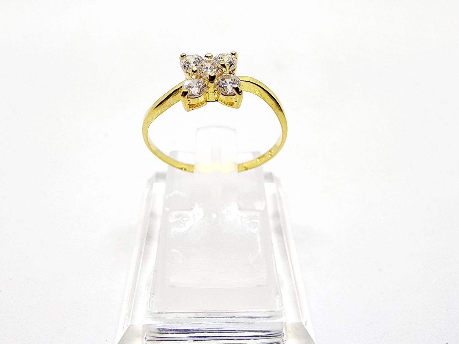 Cincin Bunga Permata Isi Padu 916
