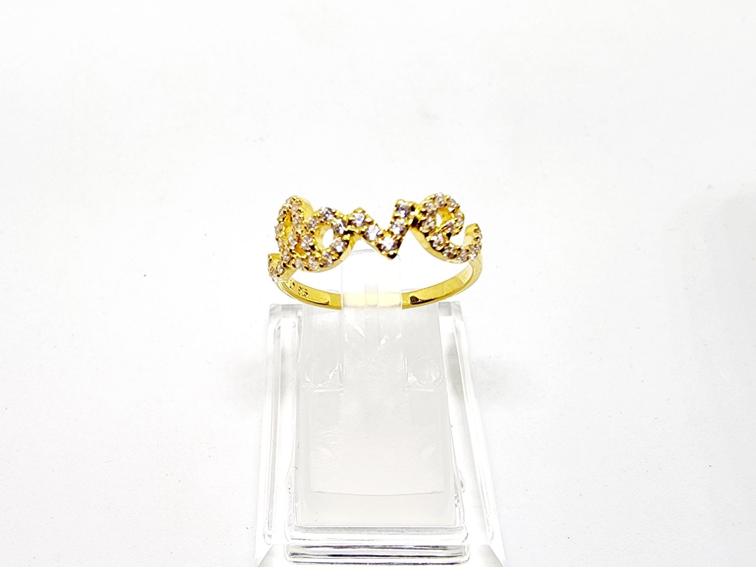 Cincin LOVE Permata Isi Padu 916
